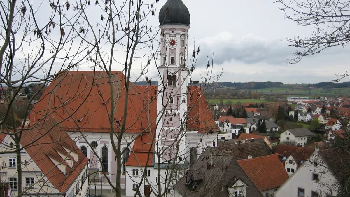 Stadtansicht von Burgau